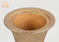 Forma helada obra clásica del trofeo del florero de la tabla de la pieza central de los plantadores de la urna de la fibra de vidrio del oro