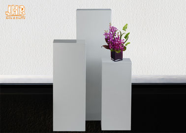 Pedestal blanco brillante moderno del piso/pedestal del vidrio de fibra