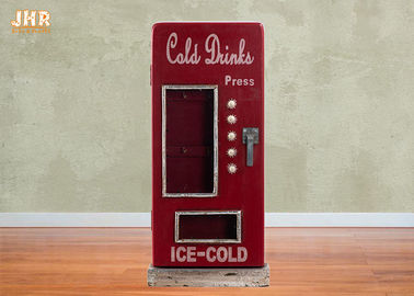 Color rojo de madera de la caja dominante de la pared del gabinete de la caja dominante de la máquina de la bebida del MDF de los tenedores de madera decorativos de la llave