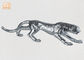 Estatua de cristal del tigre de las estatuillas animales de Polyresin